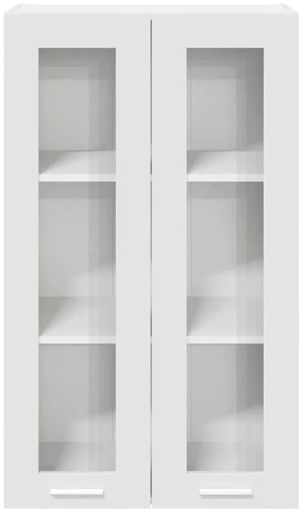 vidaXL Κρεμαστό ντουλάπι με αποθήκευση Riga Λευκό 60 x 31 x 100 εκ.