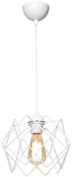 Φωτιστικό οροφής E27 μονόφωτο Teeby pakoworld μέταλλο σε λευκή απόχρωση Φ22x17εκ