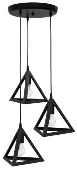 Κρεμαστό Φωτιστικό Οροφής GIZA Μαύρο 34-0335 Heronia Lighting-34-0335-Μαύρο 34-0335
