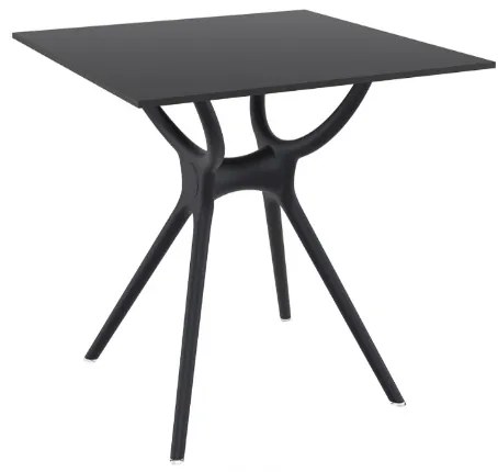 Siesta   Air/T80x80cm* Table Black  metax-01-00-2592 διάστ.80.0000 x 80.0000 x 74.0000