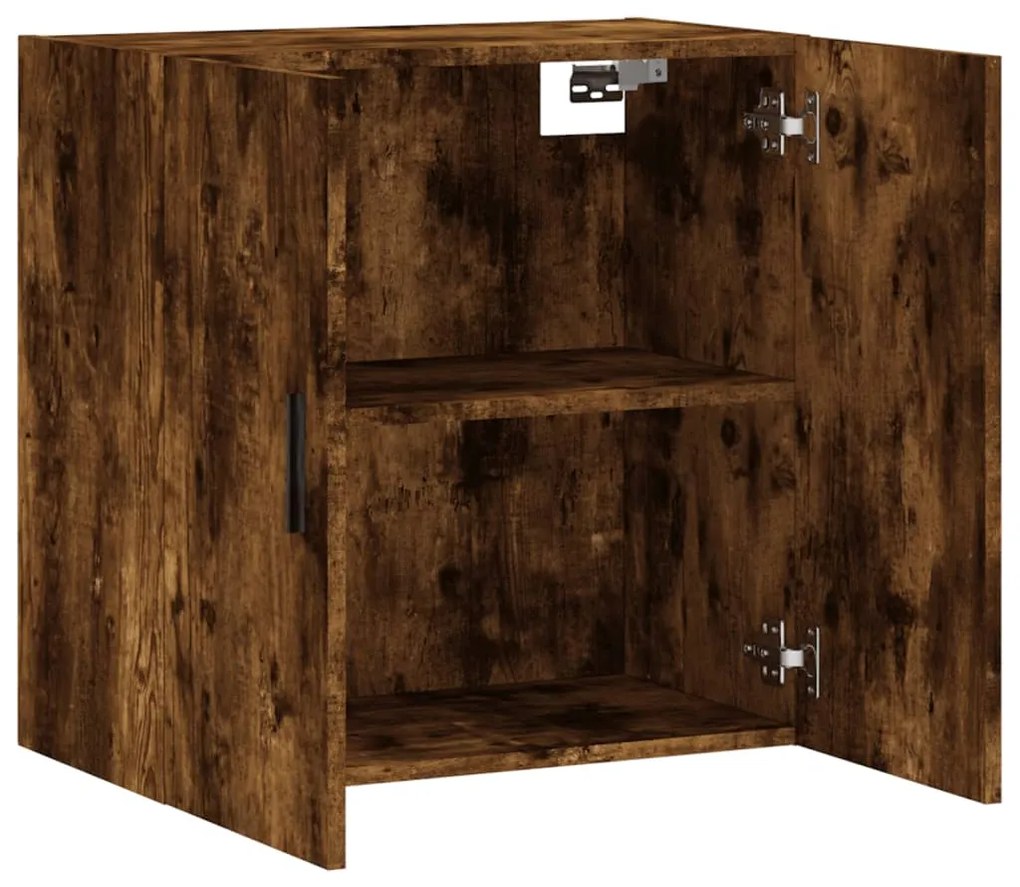 vidaXL Ντουλάπι Τοίχου Καπνιστή Δρυς 60x31x60 εκ. Επεξεργασμένο Ξύλο