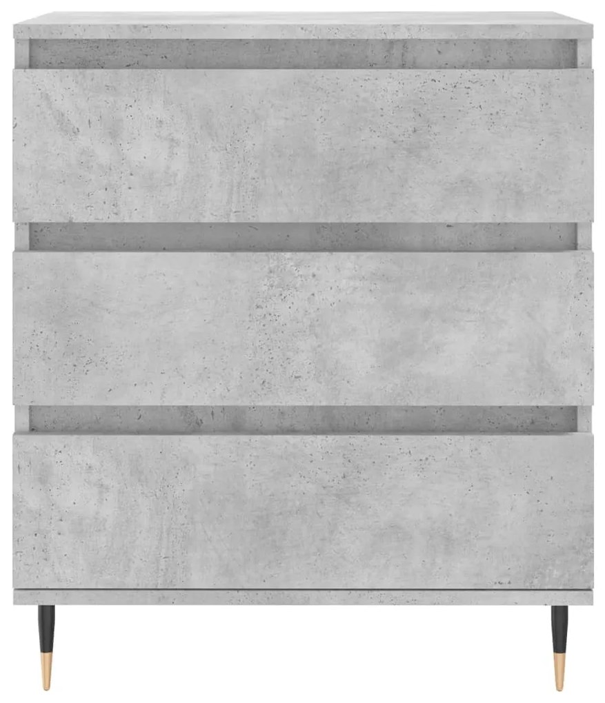 vidaXL Ντουλάπι Γκρι Σκυροδέματος 60x35x70 εκ. Επεξεργασμένο Ξύλο