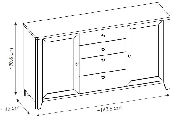 Μπουφές Nostice 2D4S