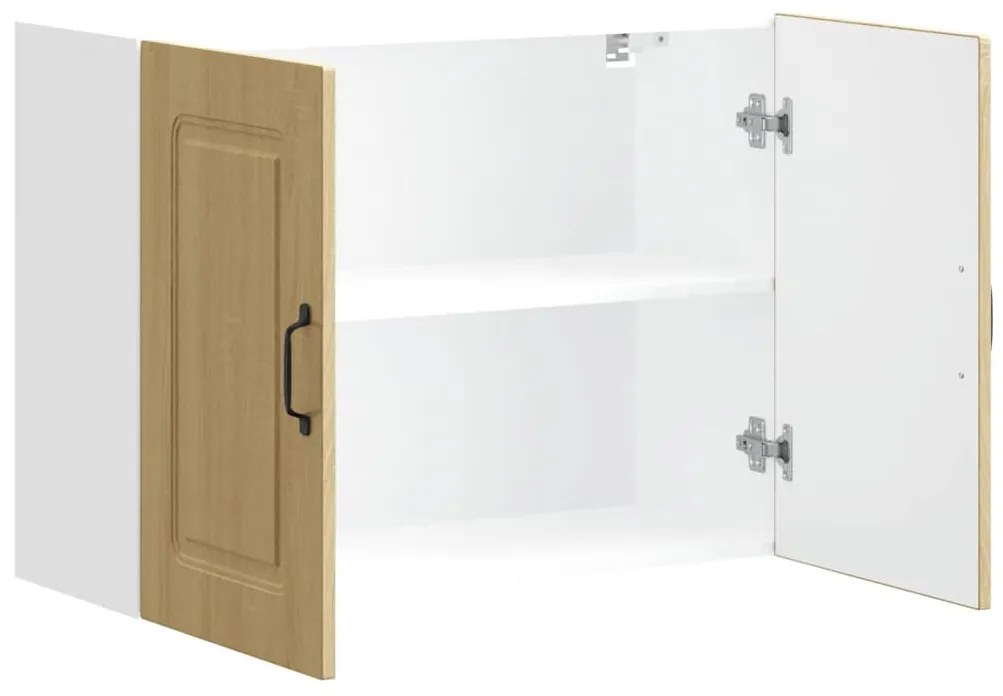 ντουλάπι τοίχου κουζίνας "Kalmar" Sonoma Oak Engineered Wood - Καφέ