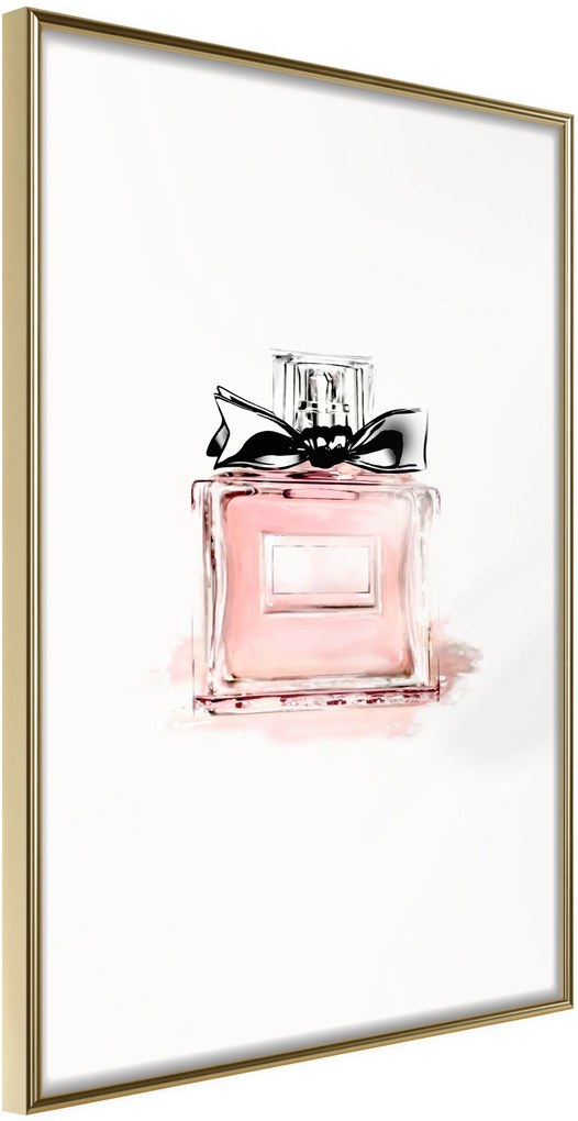 Αφίσα - Pink Scent - 30x45 - Χρυσό - Χωρίς πασπαρτού