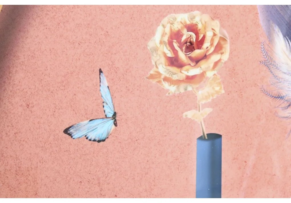 Πίνακας DKD Home Decor Αλουμίνιο Ξύλο MDF 80 x 3 x 160 cm