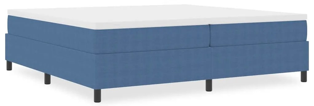 vidaXL Κρεβάτι με ελατήρια Μπλε 200 x 200 cm Βελούδο