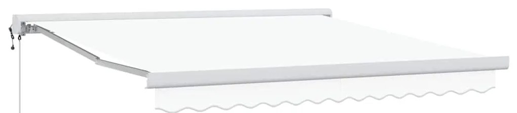 vidaXL Αντιανεμικό Λευκό 350 x 250 x 165 εκ. Πολυεστέρας και Αλουμίνιο