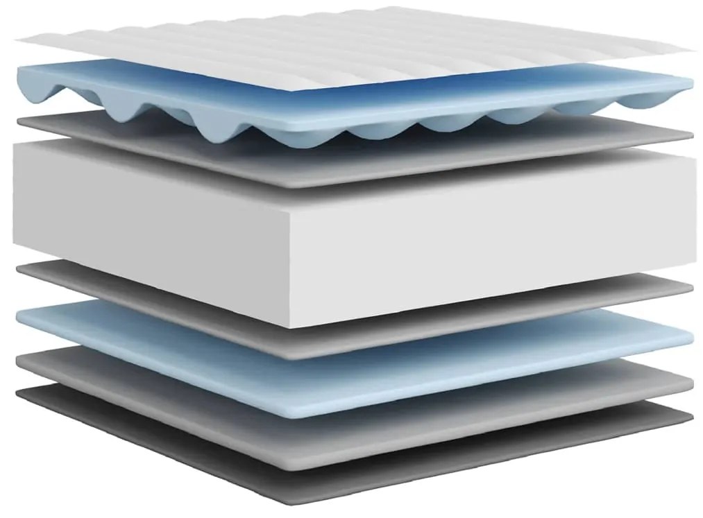 vidaXL Στρώμα Αφρού Medium Soft 180x200 εκ.