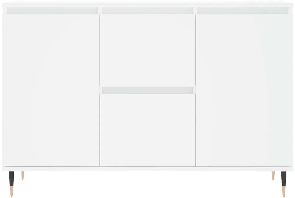 vidaXL Μπουφές Λευκός 101,5 x 35 x 70 εκ. από Επεξεργασμένο Ξύλο