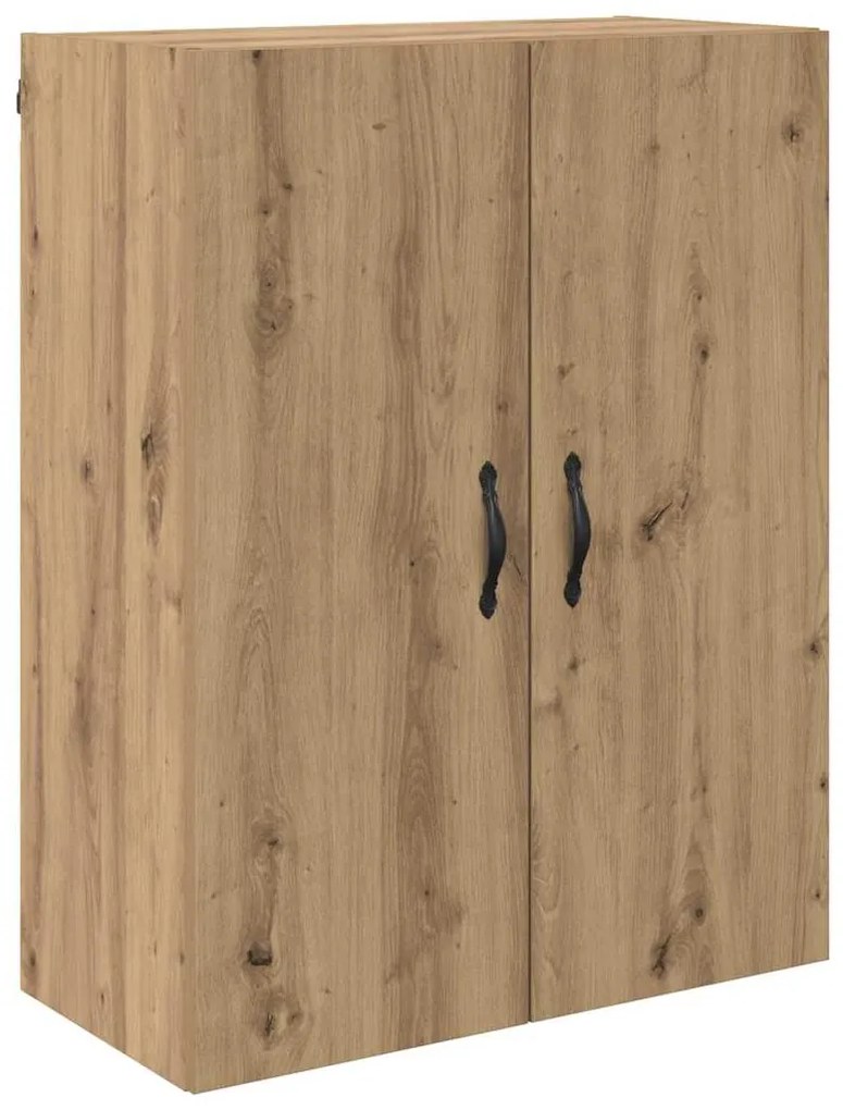 vidaXL Highboard 2 pcs Artisan Oak Μηχανική ξυλεία και γυαλί