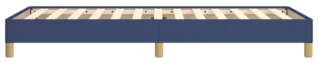 vidaXL Σκελετός Κρεβατιού Χωρίς Στρώμα Μπλε 90x200 εκ. Υφασμάτινο