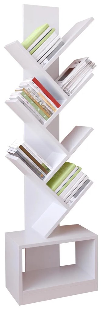Βιβλιοθήκη ArteLibre BADRU Λευκό Μοριοσανίδα 40x19.5x150cm-14870088