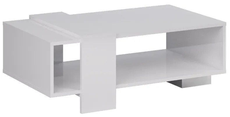 MATIS Τραπέζι σαλονιού DELTA λευκό gloss 109x64x40 MATIS210814