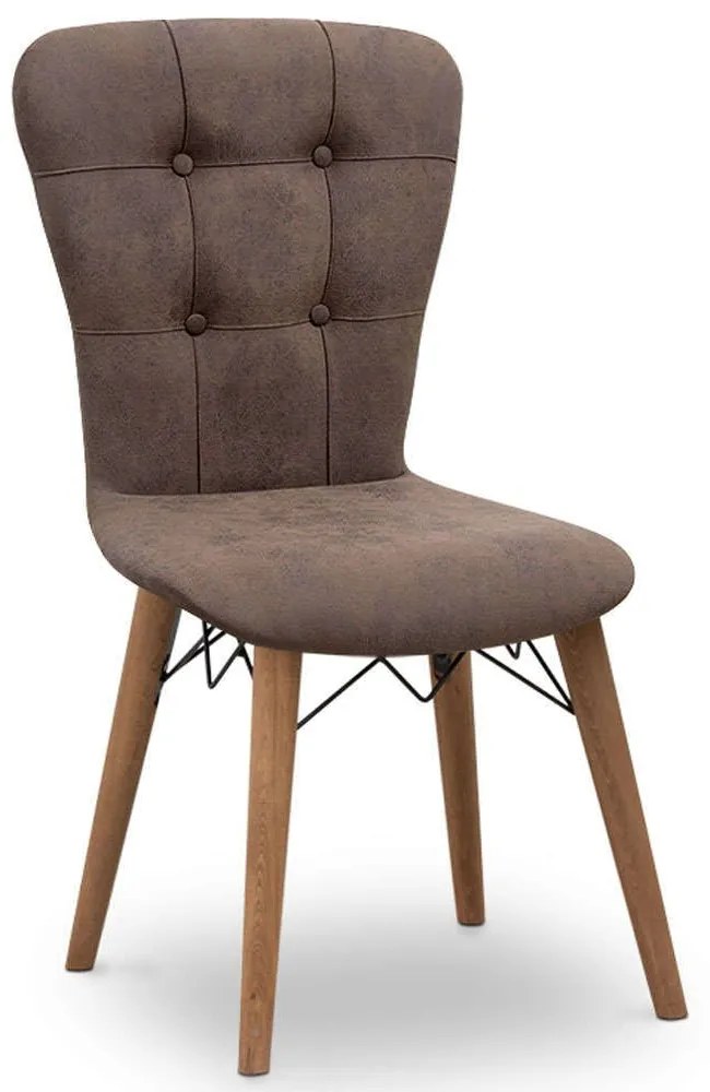 Καρέκλα Τραπεζαρίας Palmira 0230212 47x44x88cm Brown
