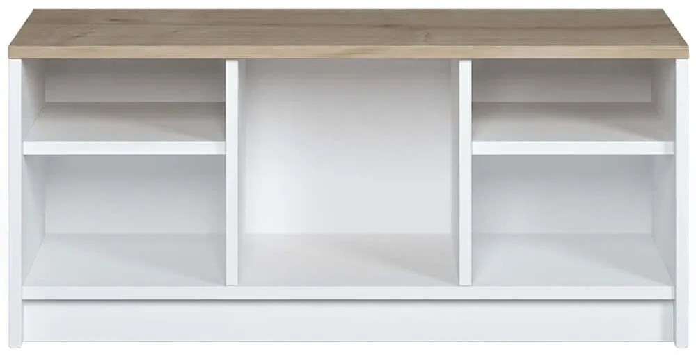 Παπουτσοθήκη London 475OLV1802 100x35x40cm White-Oak Μοριοσανίδα, Μελαμίνη