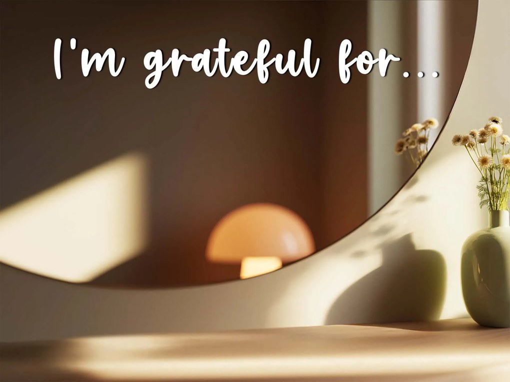 Αυτοκόλλητο για καθρέφτη S29 – I’m grateful for...