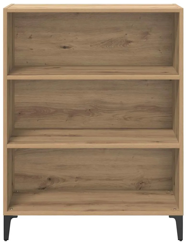 vidaXL Πλαϊνό γραφείο artisan δρυς 32.5 x 69.5 x 90 εκ