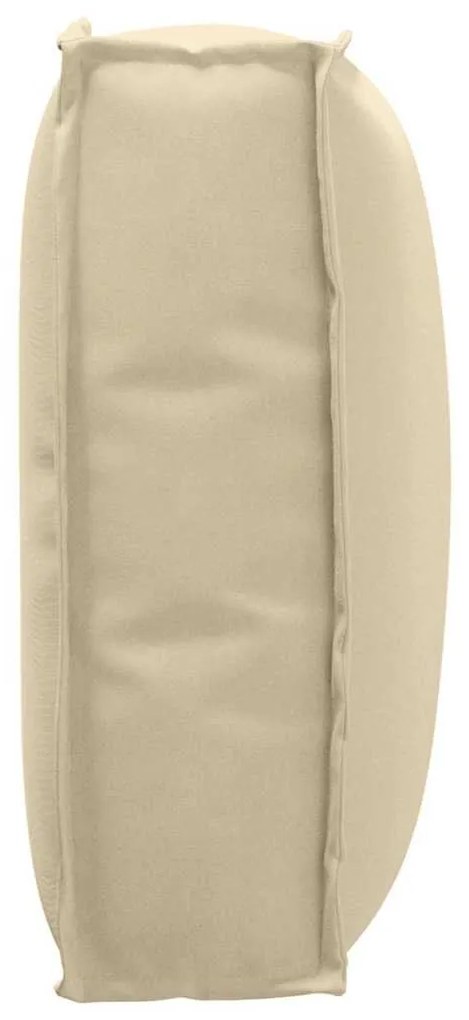 vidaXL Μαξιλάρι παλέτας για πλάτη Μπεζ 50 x 40 x 12 cm Ύφασμα Oxford