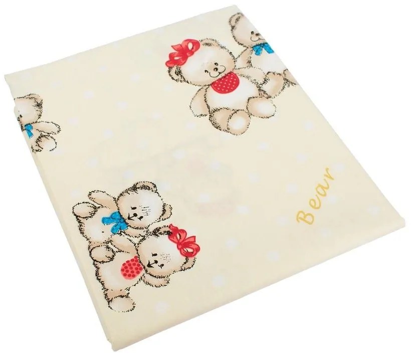 Σεντόνια Παιδικά Σετ 2τμχ Two Lovely Bears 67 Ecru DimCol Μονό 160x240cm 100% Cotton