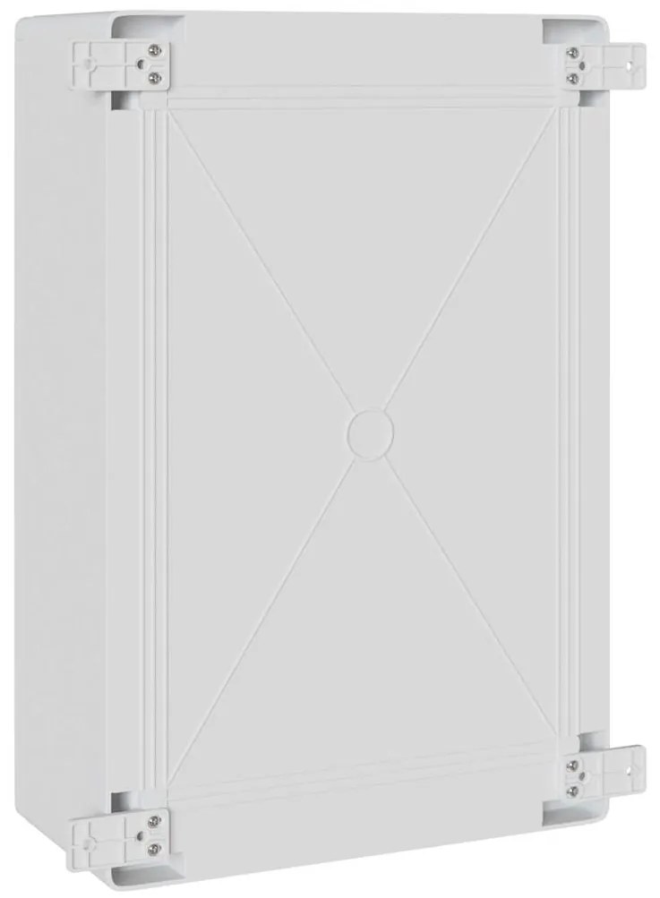 vidaXL Ντουλάπι Ελέγχου Γκρι 47 x 20 x 60 εκ ΑΒΣ Πλαστικό