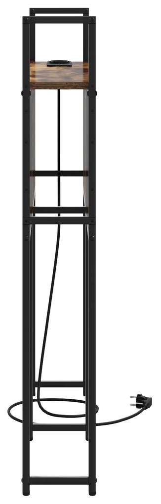 vidaXL Κεφαλάρι Αποθήκης Καπνιστή δρυς 75 cm Επεξεργασμένο ξύλο