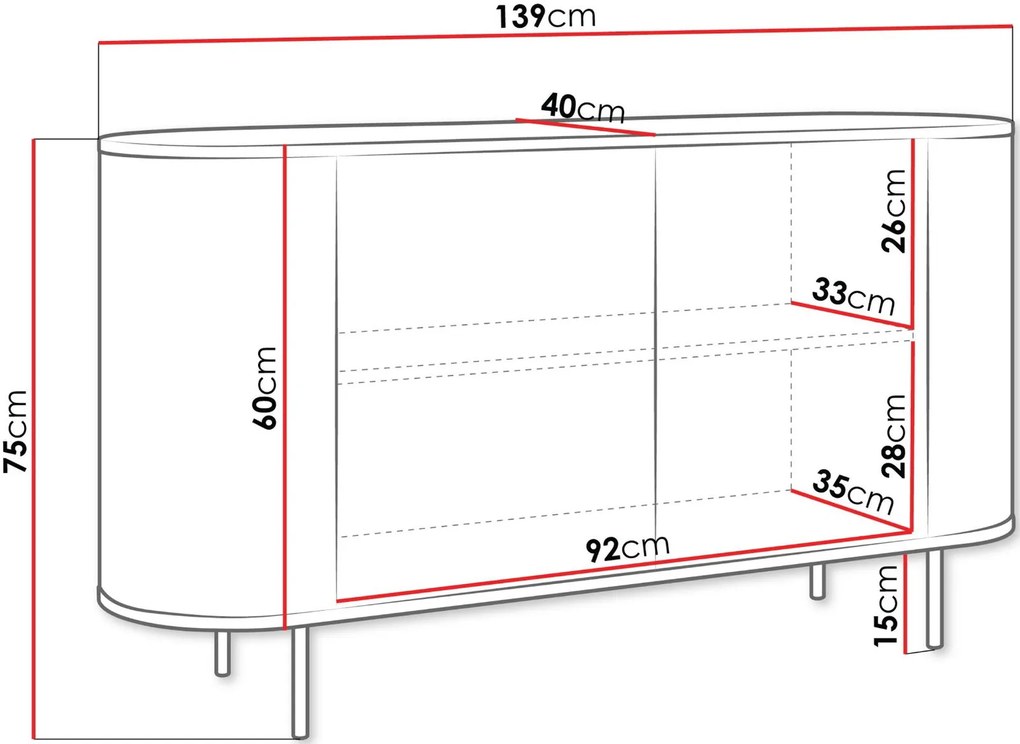Μπουφές Lygrint I-mauro marmaro - mauro