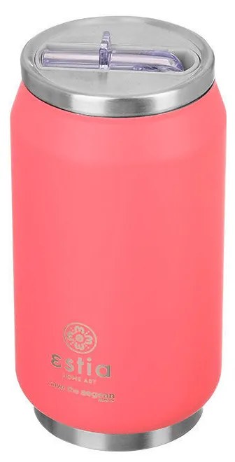 Ποτήρι Θερμός Travel Cup Save The Aegean Fusion Coral 300ml - Estia