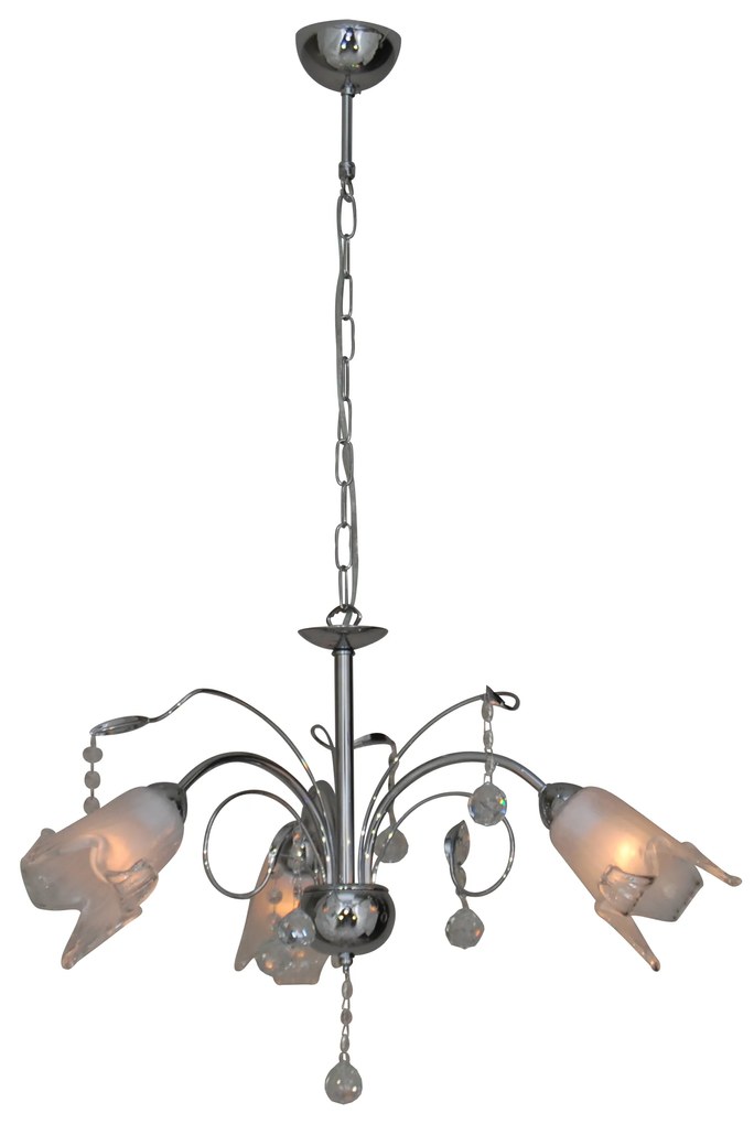 Φωτιστικό Οροφής  1017-3P MEMO CHROME  LAMP Γ2 - 77-3365 - 21W - 50W - 77-3365