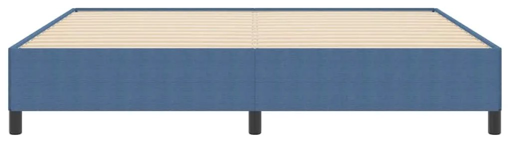 vidaXL Σκελετός Κρεβατιού Μπλε 200 x 200 cm Βελούδο