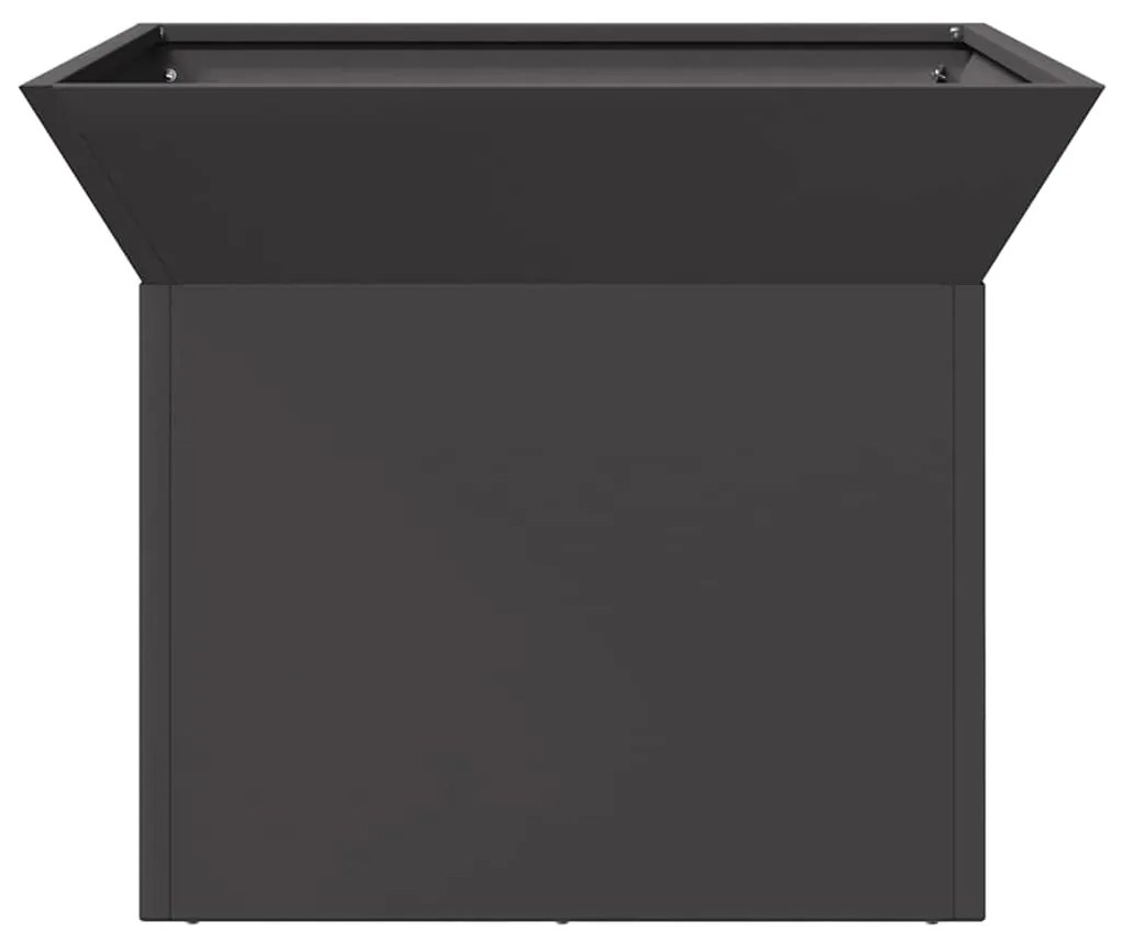 vidaXL Φωτιά Μαύρο 50 x 50 x 40 cm Ατσάλι