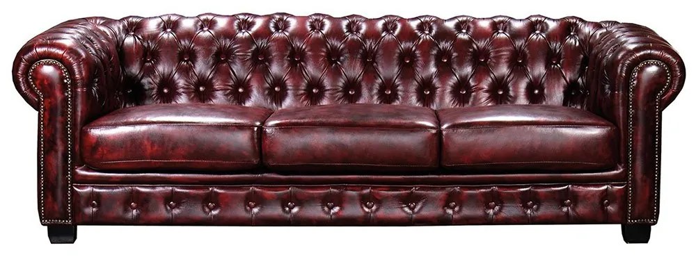 Καναπές Chesterfield Birmingham Ε9574,44 241x92x74cm Red