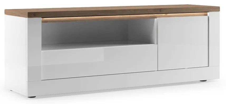 Έπιπλο Τηλεόρασης Ανθρακί Οξειδωμένο 121x43x57