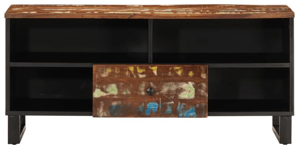 vidaXL Έπιπλο Τηλεόρασης 100x33x46εκ. Μασίφ Ανακυκλ. Ξύλο &amp; Επεξ. Ξύλο