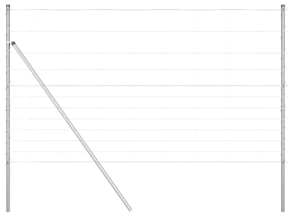 vidaXL Στύλος Περιφράξεων Γαλβανισμένο 25 x 1,4 μ Ατσάλι