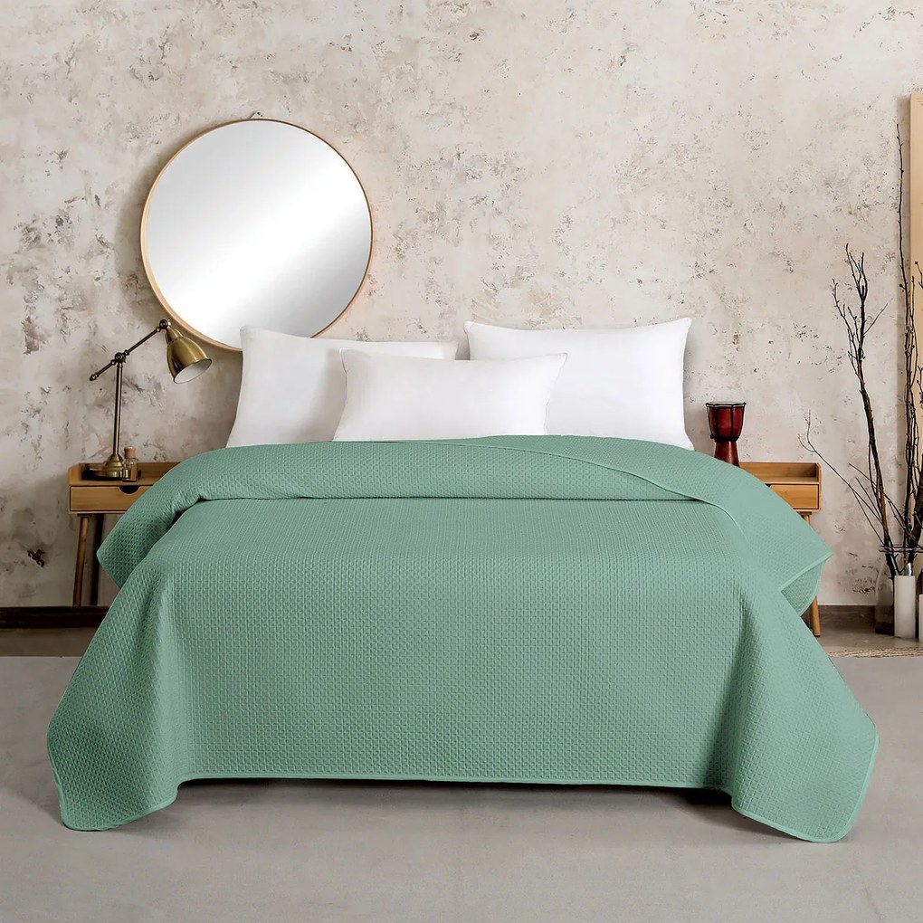 Κουβερλί King Size (260x240) Melinen Zara Aqua