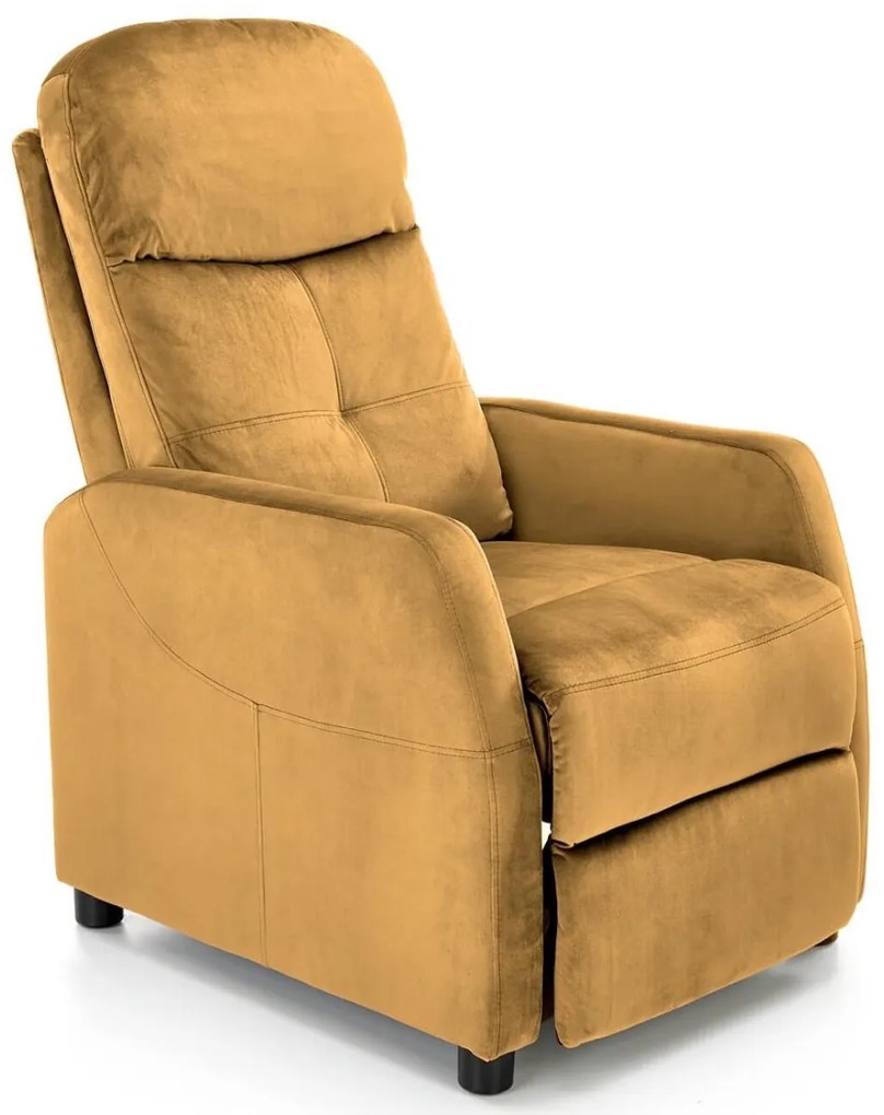 Πολυθρόνα Relax Elisia II-Moustardi - 64.00Χ84.00Χ103.00cm