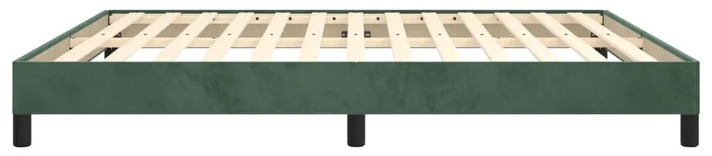 Σκελετός Κρεβατιού Χωρίς Στρώμα Πράσινο 160x200εκ. Βελούδινο 346985