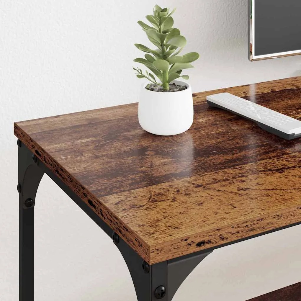 vidaXL Ντουλάπι TV Παλιό Ξύλο 201 x 35 x 45 εκ.