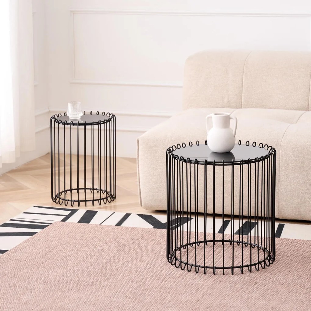 Τραπεζάκια σαλονιού Temporal Lite-Mauro