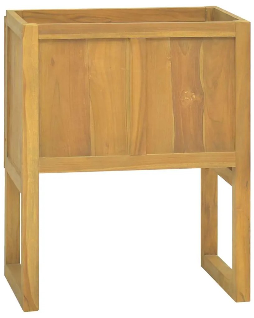 vidaXL Έπιπλο Μπάνιου 60 x 40 x 75 εκ. από Μασίφ Ξύλο Teak