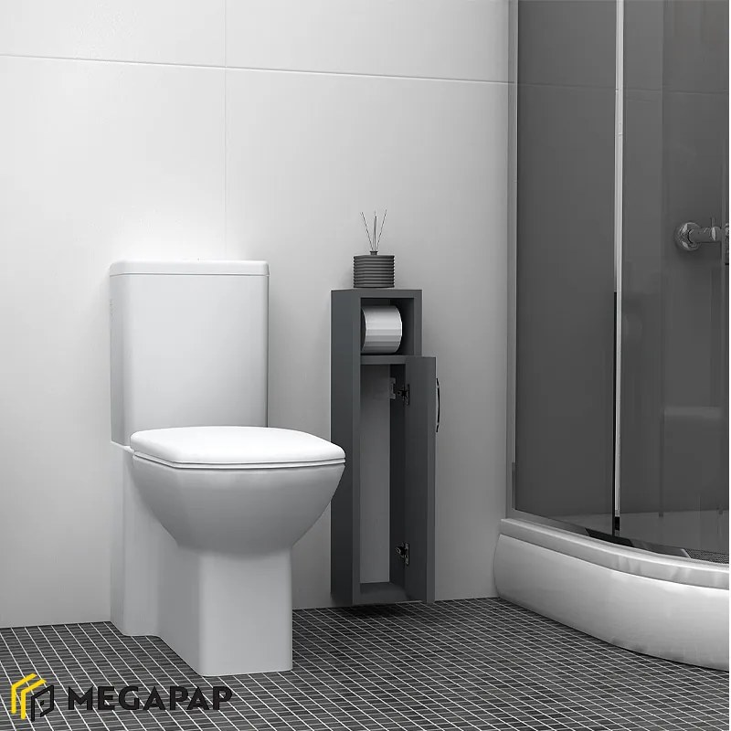 ΣΤΗΛΗ ΜΠΑΝΙΟΥ MURRAY MEGAPAP ΧΡΩΜΑ ΑΝΘΡΑΚΙ 16X14X70ΕΚ.