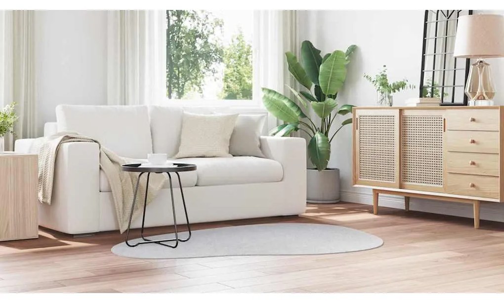 vidaXL Χαλί HUARTE Γκρι 120 x 170 cm Πολυεστέρας