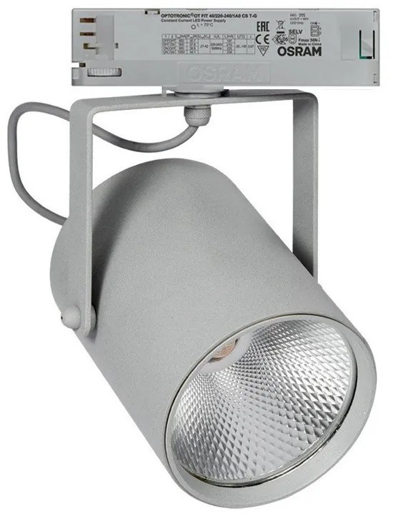 Σποτ Ράγας VK/04354/TR/G/40/927 220-240V Led 39.2W 2700K 4.257lm 40° IP20 Grey VKLed