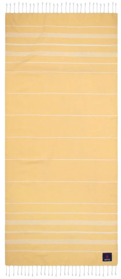 Πετσέτα Θαλάσσης - Παρεό 3809 Yellow Greenwich Polo Club Θαλάσσης 80x180cm 100% Βαμβάκι
