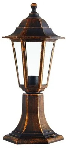 Επιδαπέδιο Φωτιστικό Φανάρι IP44 E27 Σκουριά PLGQ3R ACA-PLGQ3R-Σκουριασμένο PLGQ3R