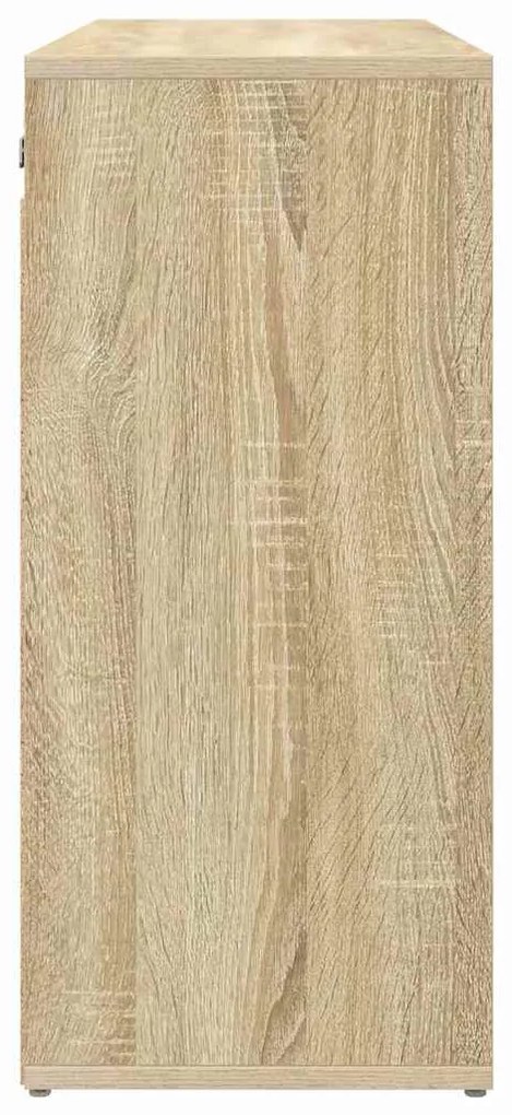 vidaXL Ντουλάπα Παπουτσιών με ράφι Δρύς Sonoma 77,5 x 30 x 67 εκ.