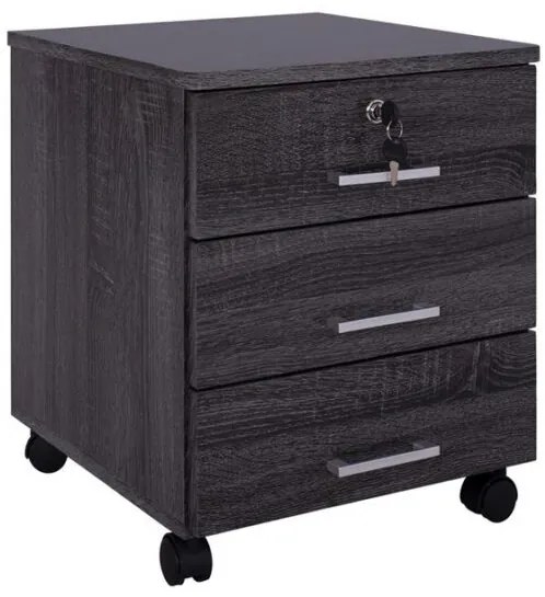 ΣΥΡΤΑΡΙΕΡΑ ΓΡΑΦΕΙΟΥ HAYDEN HM2282.01 ΣΕ ΑΝΘΡΑΚΙ ΧΡΩΜΑ 39x39,5x46,5