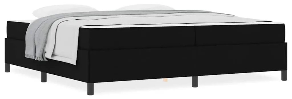 vidaXL Κρεβάτι με ελατήρια Μαύρο 200 x 200 cm