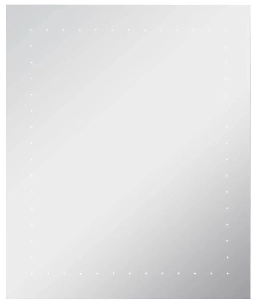 vidaXL Καθρέφτης Μπάνιου Τοίχου με LED 50 x 60 εκ.